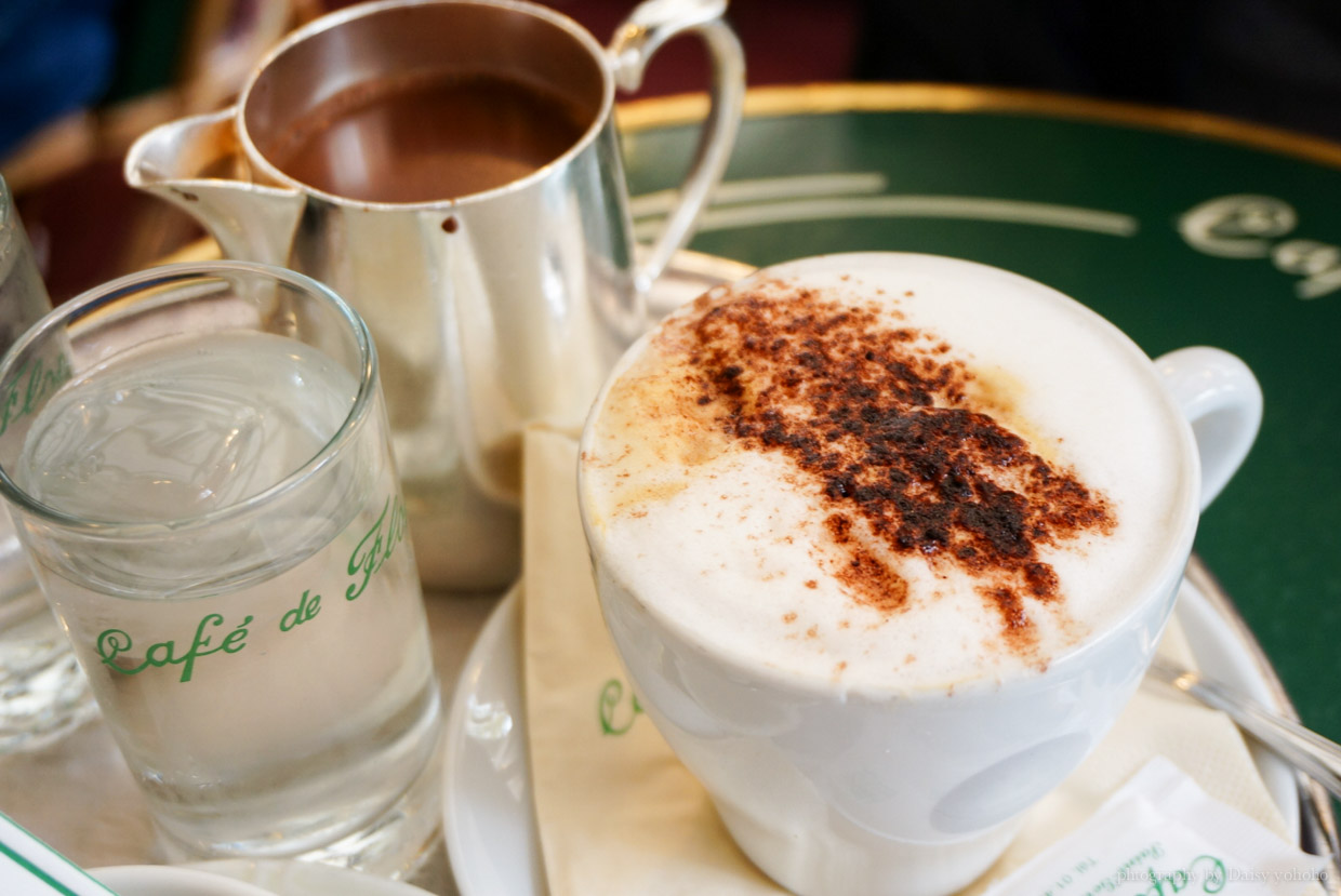 花神咖啡, Cafe de Flore, 左岸咖啡館, 巴黎咖啡館, 巴黎美食, 巴黎下午茶
