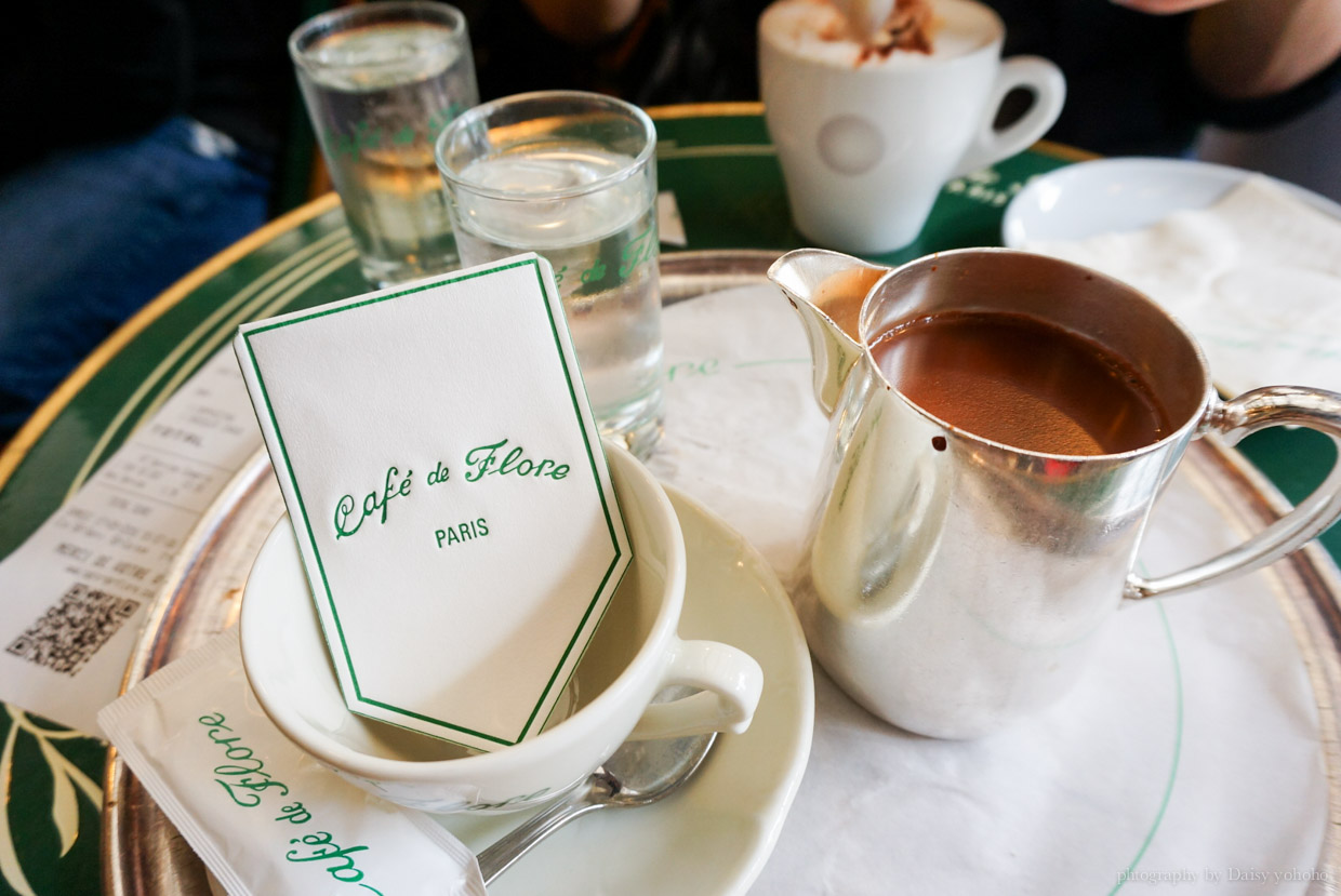 花神咖啡館, Cafe de Flore, 左岸咖啡館, 巴黎咖啡館館, 巴黎美食, 巴黎下午茶