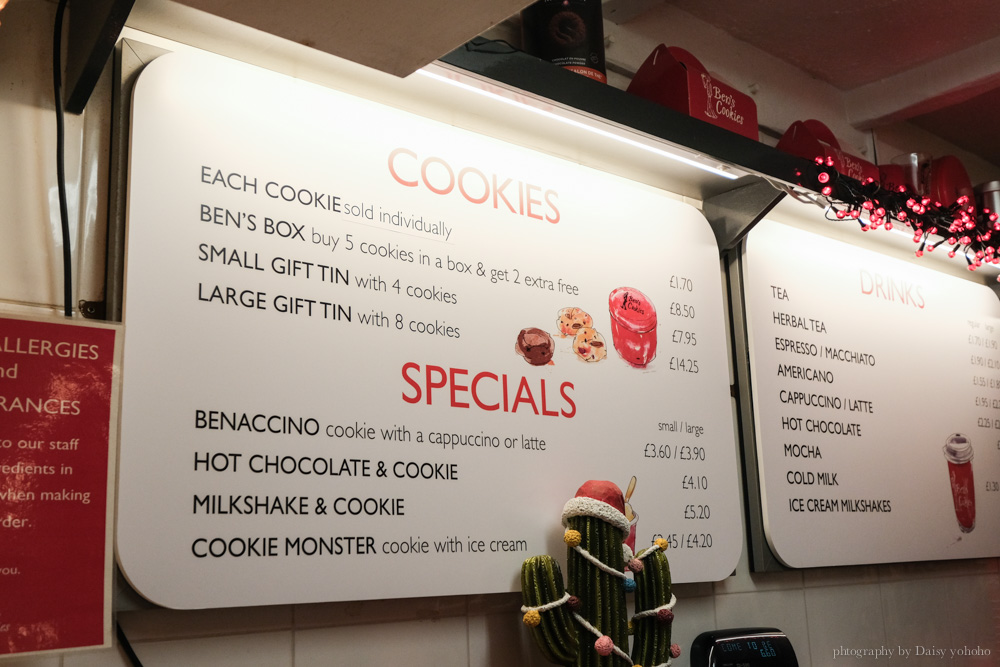 英國美食, 布萊頓甜點, 牛津創始店, 巧克力餅乾, Ben's Cookies