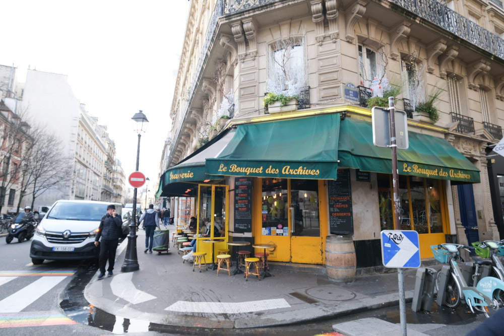 Le Bouquet des Archives, 瑪黑區美食, 瑪黑區餐廳, 瑪黑區咖啡廳, 巴黎早餐, 法式三明治, 巴黎咖啡廳