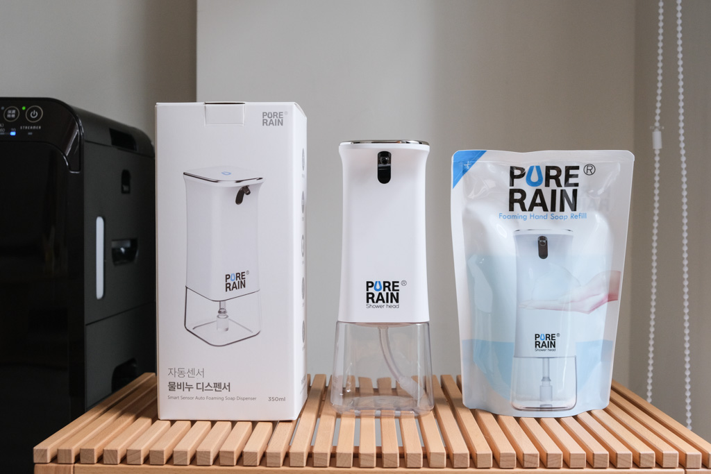 PureRain , 自動感應泡沫洗手機, 免綁定耗材, 洗手液補充包, 洗手機保固, 生活用品推薦, 居家生活, 自動洗手機, 韓國Aroma Sense