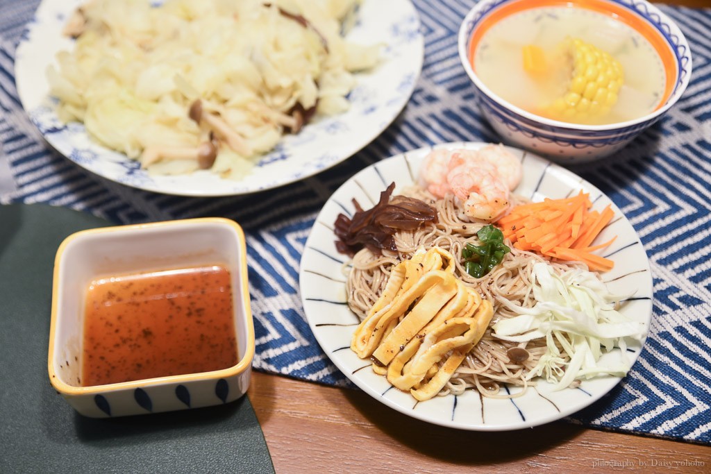 憶霖, 憶霖調味料, 調味料推薦, 日式蕎麥涼麵, 柚香和風醬, 憶霖醬料
