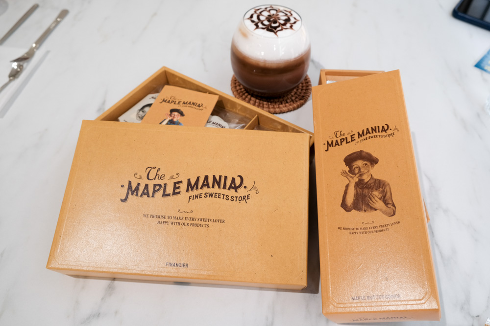 the maple mania, 楓糖男孩, 期間限定快閃店, 楓糖奶油夾心餅乾, 楓糖費南雪, 日本甜點, 日本伴手禮, the maple mania台灣