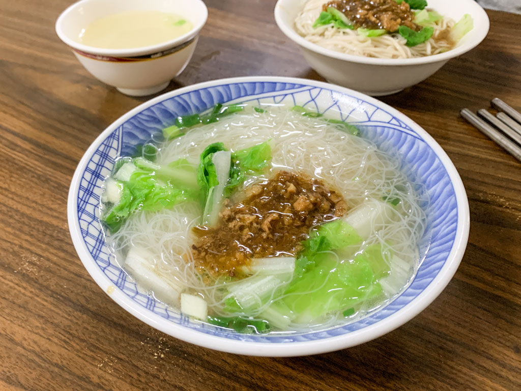 仁德忠味麵館, 仁德美食, 仁德麵館, 台南榨菜肉絲麵, 台南好吃乾麵