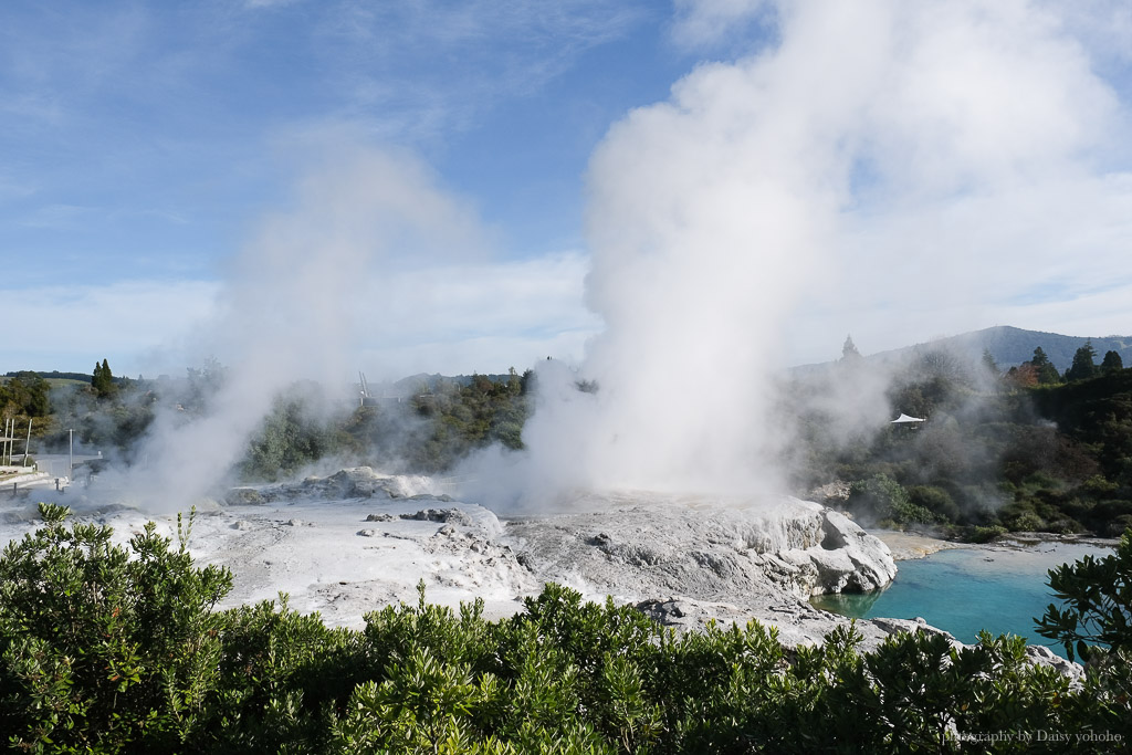 蒂普亞毛利文化村, 羅托路亞景點, 紐西蘭毛利人, 紐西蘭地熱園區, 普胡圖間歇性噴泉, 奇異鳥參觀