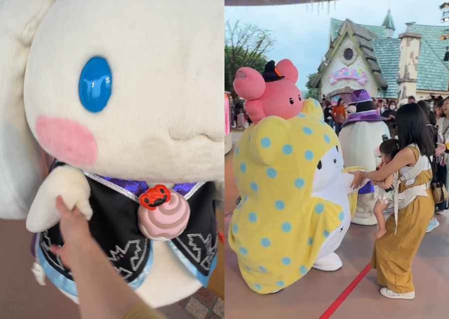 九州三麗鷗和諧樂園，跟 Hello Kitty 交換禮物！小小孩的遊樂園，卡通人物遊行超可愛！