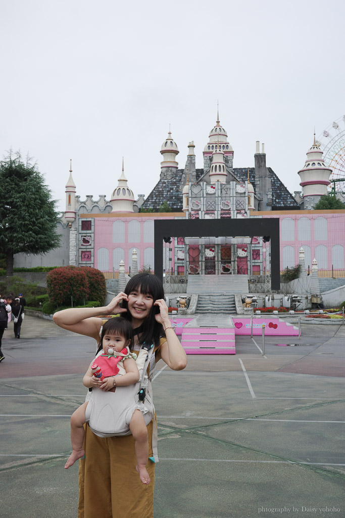 九州三麗鷗和諧樂園，跟 Hello Kitty 交換禮物！小小孩的遊樂園，卡通人物遊行超可愛！