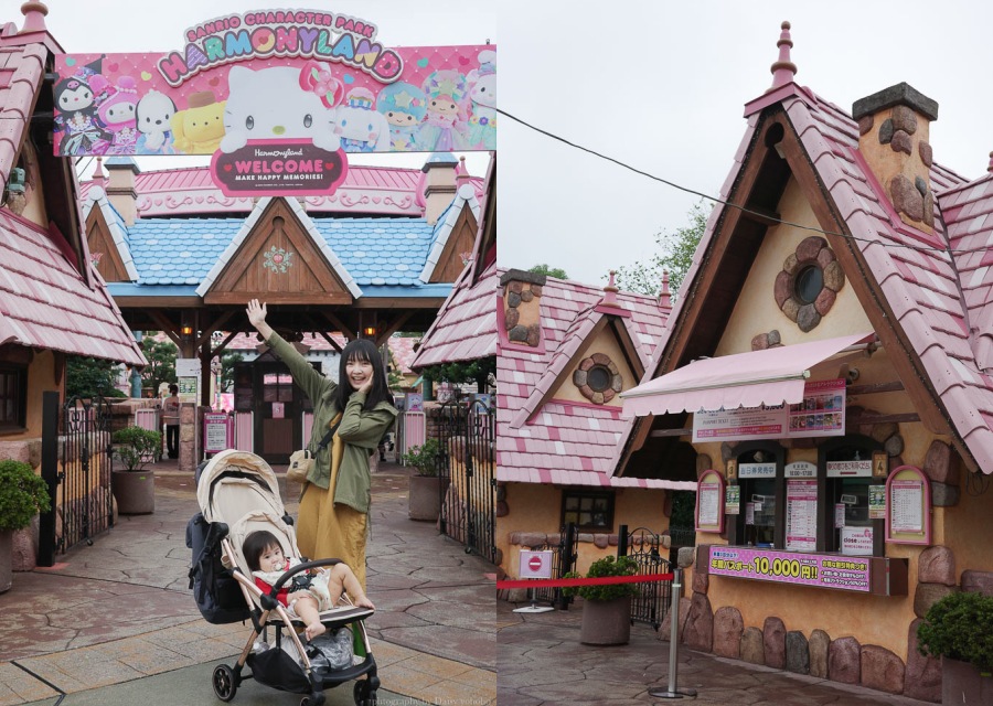 九州三麗鷗和諧樂園，跟 Hello Kitty 交換禮物！小小孩的遊樂園，卡通人物遊行超可愛！